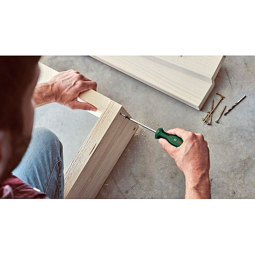 Отвертка Bosch набор 8шт, SL 4, 6.5 мм, PH1х100 мм, PH2х125 мм, PZ1х100 мм, PZ2х125 мм, Т20х100, Т25х100
