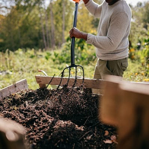 Вила для компосту Fiskars Solid
