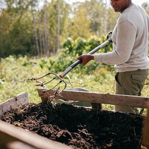 Вила для компосту Fiskars Ergonomic