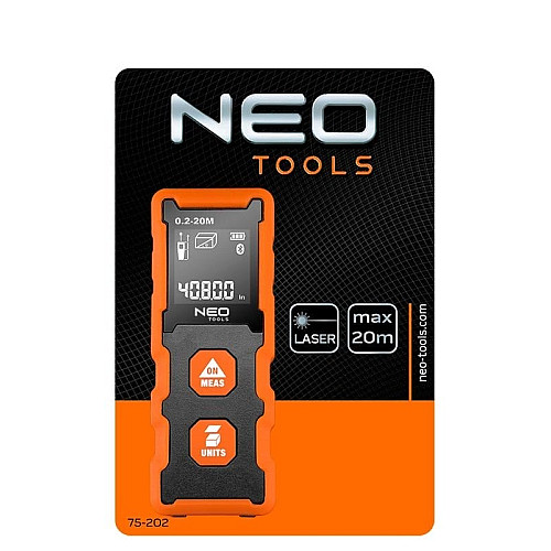 Дальномер лазерный Neo Tools, 0.2-20м, ±2мм