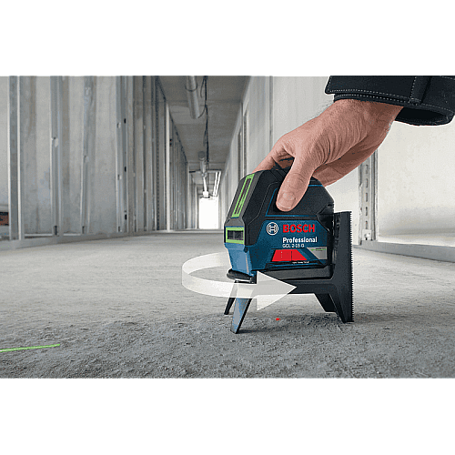 Нивелир лазерный Bosch GCL 2-15G, до 15м, ±0.3мм/м, +RM1+кейс, IP 54, зеленый луч
