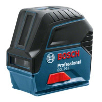 Нивелир лазерный Bosch GCL 2-15, до 15м, ±0.3мм/м, +RM1+BM3 clip+кейс, 0.5кг