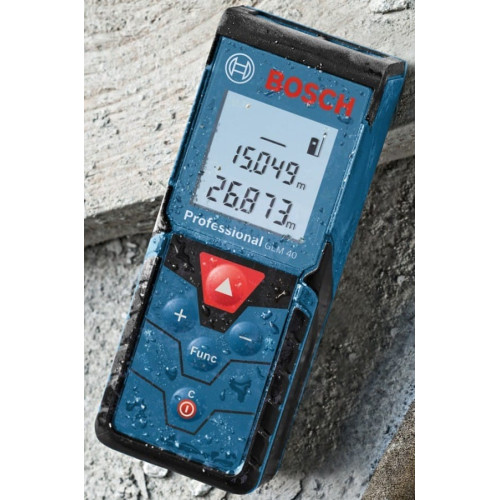 Далекомір лазерний Bosch GLM 40, 0.15-40м, ±1.5мм