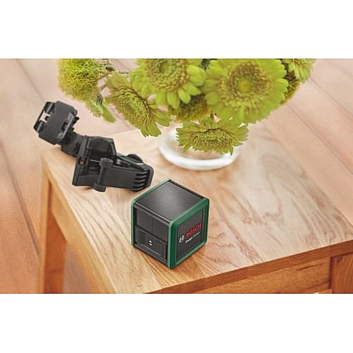 Нивелир лазерный Bosch Quigo Green, точность ±0.8 мм/м, 12 м, зеленый, 0.27 кг