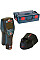 Детектор Bosch D-tect 120, аккумуляторный 12В, Акб 1.5Ач, до 120мм, ±10 мм, L-BOXX 136