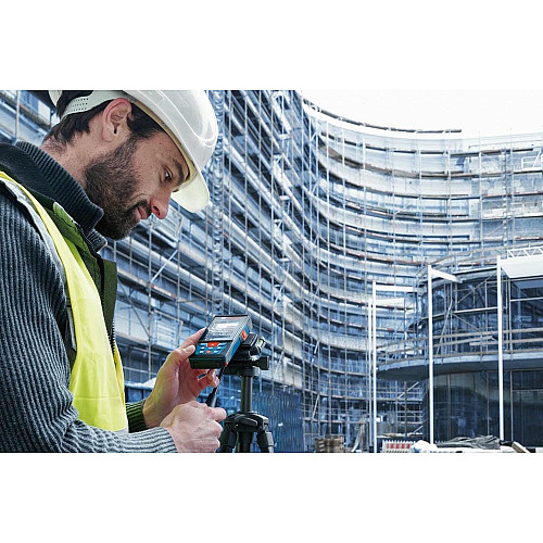 Дальномер лазерный Bosch Professional GLM 150-27 C, 0.08-150м, ±1.5мм, 0-360°, Bluetooth, чехол, 0.21кг