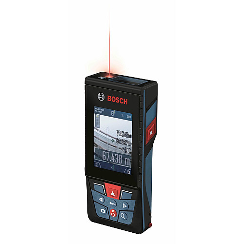 Дальномер лазерный Bosch Professional GLM 150-27 C, 0.08-150м, ±1.5мм, 0-360°, Bluetooth, чехол, 0.21кг