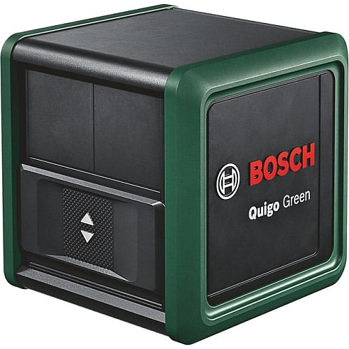 Нивелир лазерный Bosch Quigo Green, точность ±0.8 мм/м, 12 м, зеленый, 0.27 кг