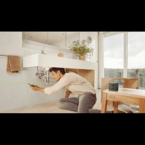 Нівелір лазерний Bosch Quigo Green, до 12м, 0.6мм/м, 1.098кг
