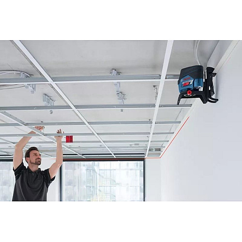 Нивелир лазерный Bosch GCL2-50C+RM2 до 20м, ±0.3мм/м, 4AAx1.5В, IP54, чехол, 0.6кг