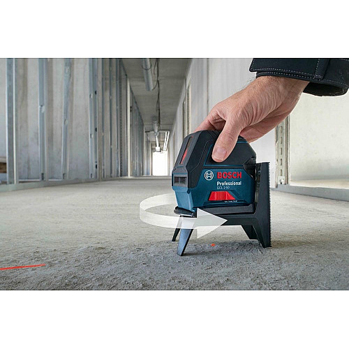 Нивелир лазерный Bosch GCL2-50+RM1+BM3 до 20м, ±0.3мм/м, 4AAx1.5В, IP54, чехол, мишень, кейс, 0.6кг