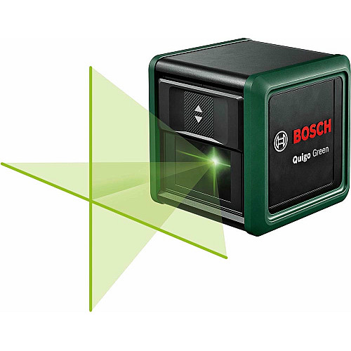 Нівелір лазерний Bosch Quigo Green, до 12м, 0.6мм/м, 1.098кг