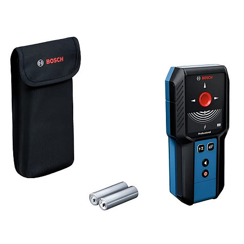 Детектор аккумуляторный Bosch GMS 120-27 Professional до 120мм, 2ААх1.5В, IP54, чехол, 0.24кг