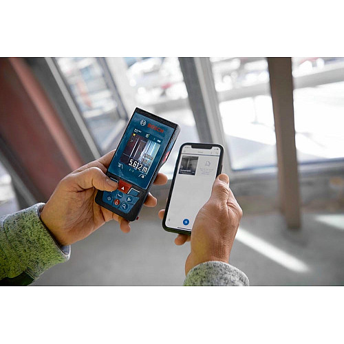 Дальномер лазерный Bosch Professional GLM 100-25 C, 0.08–100м, ±1.5мм, 360°, Bluetooth, чехол, 0.23кг