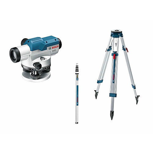 Нивелир оптический Bosch GOL 26 D, до 100м, ±1.6мм/30м, зум х26 + BT160 + GR500,1.5кг