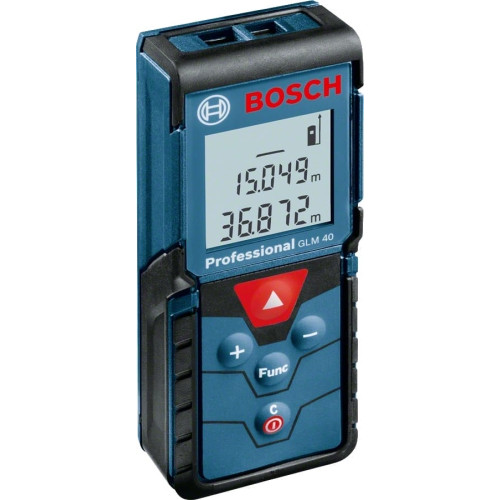 Далекомір лазерний Bosch GLM 40, 0.15-40м, ±1.5мм