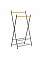Стійка для одягу Casa Si Garment Rack Bamboo Black (CS92309W04)
