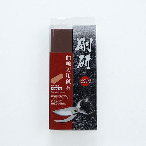 Камень для заточки японский водный 1000 grit, для секаторов и ножей GOUKEN 133x28x20 мм, 0.14 кг (4955571241023) Япония