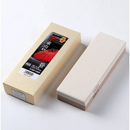 Точильный камень японский водный 1000 / 6000 grit KYO HIGASHIYAMA 205x75x35 мм, 1.2 Kg (4573200708046)
