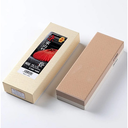 Точильный камень японский водный 1000 / 6000 grit KYO HIGASHIYAMA 205x75x35 мм, 1.2 Kg (4573200708046)