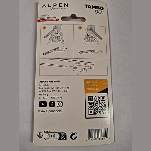 Точилка Alpen Tambo 901 твердосплавна / Альпен Тамбо 901 Швейцарія