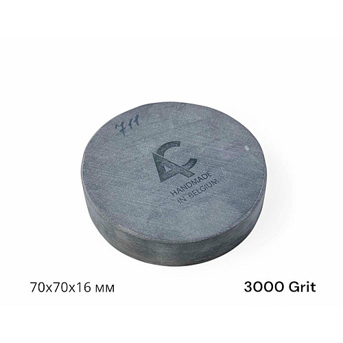 Камень для заточки топор круглый PUCK (BBW) 70х70х16 мм, 3000 Grit, гранатовый сланец (711AC)
