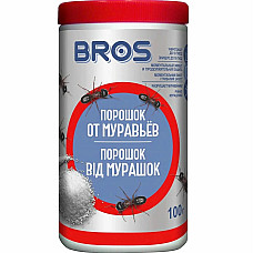Порошок від мурах, Bros Польща, пластикова банка 100 гр