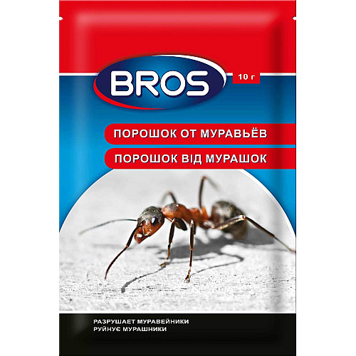Порошок від мурах, Bros Польща, пакет 10 гр