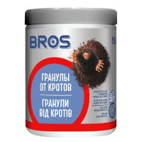Гранули від кротів, Bros Польща, пластикова банка 50 гр