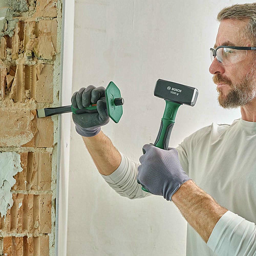 Зубило плоске Bosch, 250x102x81мм, захист руки, CrV