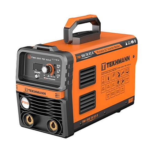 Зварювальний апарат інверторний Tekhmann TWI-355 TB v2.0 140А 5.8кВа 170-270В 5кг