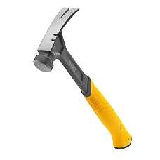 Молоток столярний DeWALT RIP-CLAW 454г 34см руків'я металеве гумове з прямим цвяходером