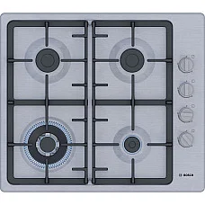 Варильна поверхня Bosch  газова, 60см, чавун, WOK, нерж
