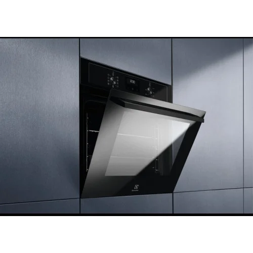 Духова шафа Electrolux електрична, 65л, A, дисплей, конвекція, чорний