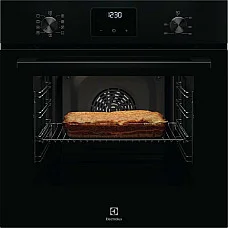 Духова шафа Electrolux електрична, 65л, A, дисплей, конвекція, телескопічні напрямні, чорний