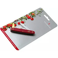 Нож Victorinox Budding-Pruning 3 садовый 100мм/3функ/матовый красный, блистер