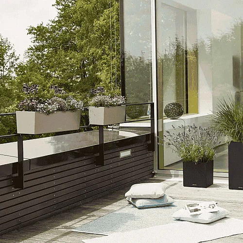 Вазон Lechuza Balconera Stone 50 Бежевий