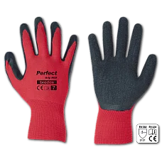 Рукавички захисні PERFECT GRIP RED латекс, розмір 7, RWPGRD7